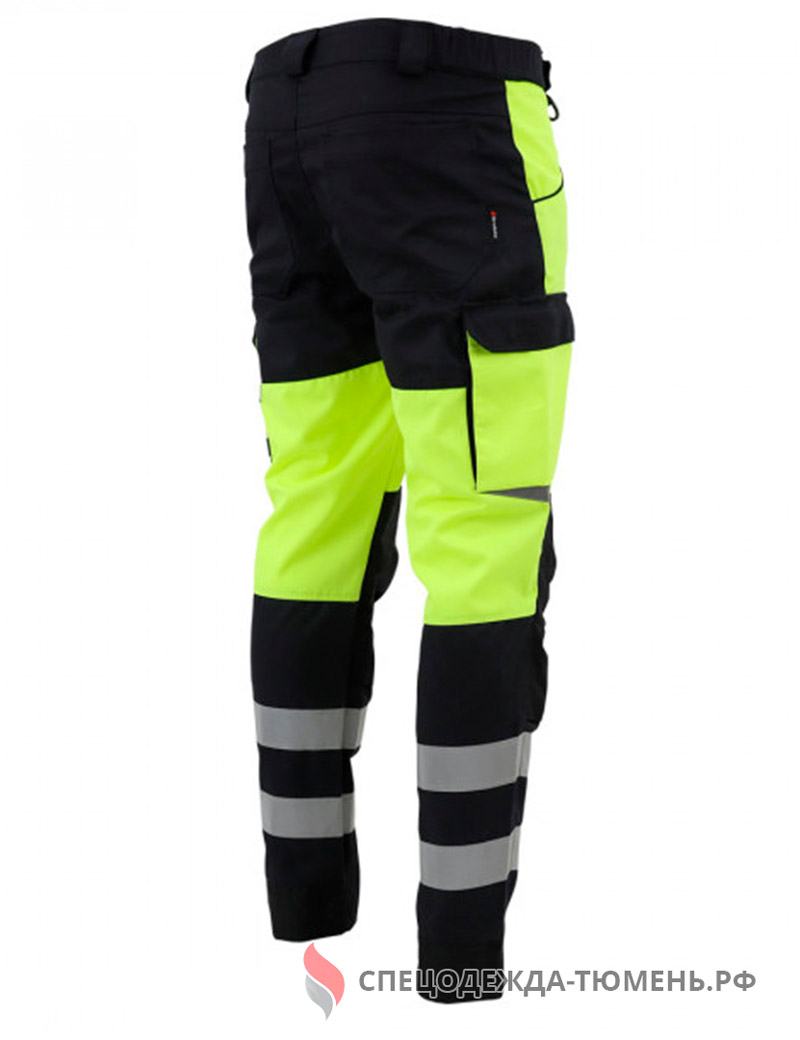 signalnye-bryuki-brodeks-ks-309-zheltyj-chernyj-22 Сигнальные брюки BRODEKS KS 309, желтый/черный